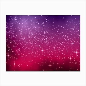 Pink Violet Shining Star Background Canvas Print