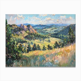 Western Landscapes Black Hills South Dakota 4 Canvas Print
