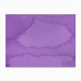 watercolor washes painting art abstract contemporary minimal minimalist emerald purple magenta office hotel living room 6 Canvas Print