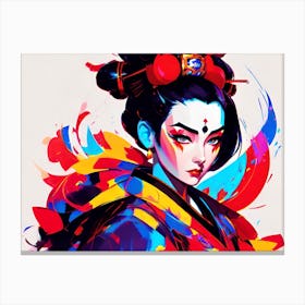 Geisha 125 Canvas Print