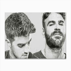 The Chainsmokers Dj Music Canvas Print