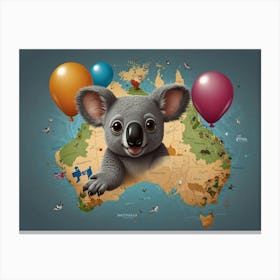 Australia Koala Canvas Print