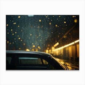 Ai Car Rain 022201 Canvas Print