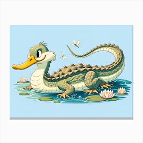 Duckodile Canvas Print