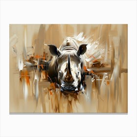 Rhino Canvas Print