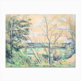 In The Oise Valley, Paul Cézanne Canvas Print
