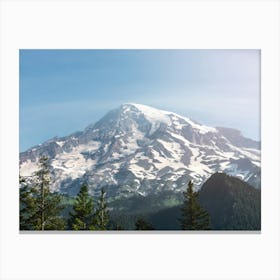 Mount Rainier National Park - Dreamy Nature Landscape Canvas Print