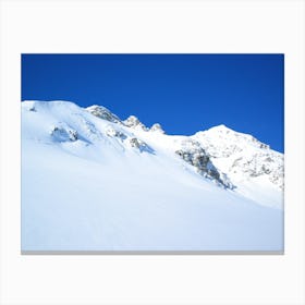 Snowy Mountain Canvas Print