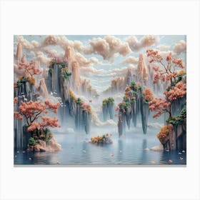 Asian Landscape Canvas Print