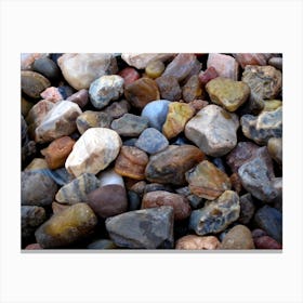 Close Up Of Rocks Canvas Print