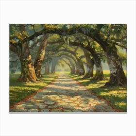 Charleston Oaks Canvas Print