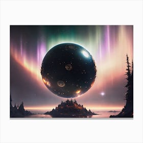Sphere In Space Canvas Print