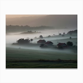 Misty Morning 13 Canvas Print