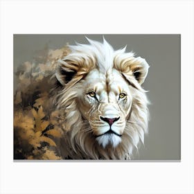 Lion art 49 Canvas Print