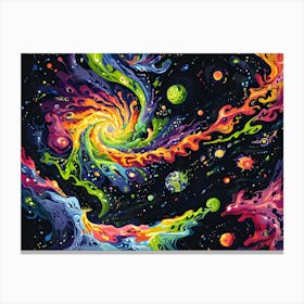 Galaxy Painting 2 Canvas Print