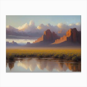 Desert Oil Canvas Print