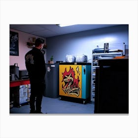 Tattoo Shop Canvas Print