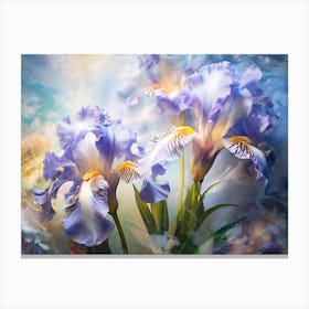 Blue Iris 8 Canvas Print