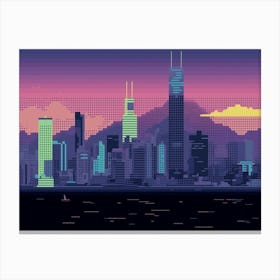 Hong Kong Skyline 2 Canvas Print