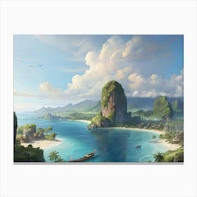 Island Paradise 2 Canvas Print