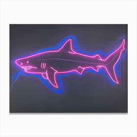 Neon Pink Nurse Shark 6 Canvas Print