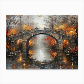 Bridge Over The River Canvas Print