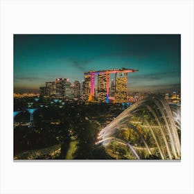 Singapore cityscape Canvas Print