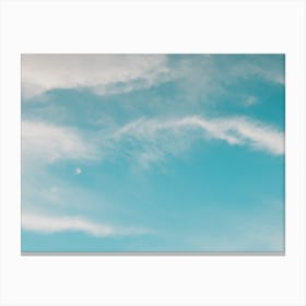 Blue Sky With Clouds Canvas Print