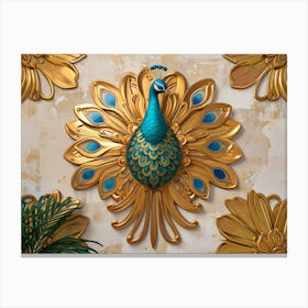 Peacock Wall Art 8 Canvas Print