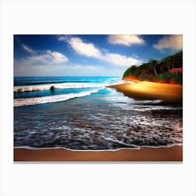 Sri Lanka Beach Canvas Print