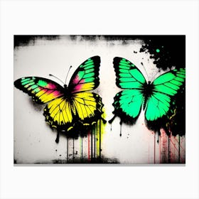 Two Butterflies 1 Canvas Print