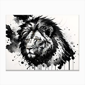 Lion Painting 50 Canvas Print