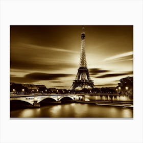 Eiffel Tower In Paris 5 Canvas Print