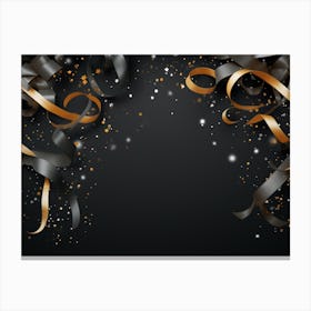 New Year Background Canvas Print