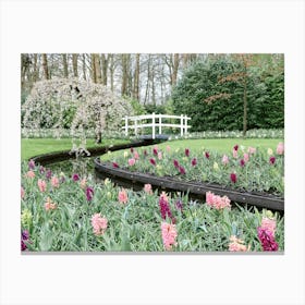  Tulips in the Keukenhof | Floral photography | The Netherlands Canvas Print