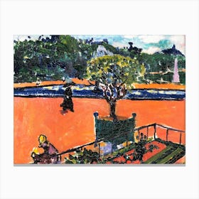 Luxembourg Gardens, Henry Lyman Saÿen Canvas Print