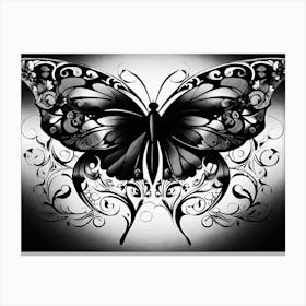 Butterfly Tattoo 1 Canvas Print
