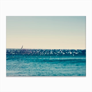 Sail Boat and Sea Canvas Print