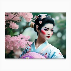 Geisha 131 Canvas Print