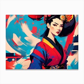 Geisha 116 Canvas Print