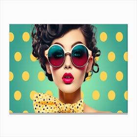 Polka Dot Canvas Print