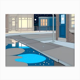 Gutter &stars 4 vector art Canvas Print