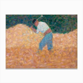 The Stone Breaker, Georges Seurat Canvas Print