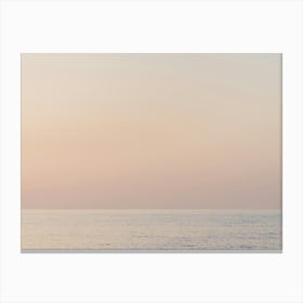 Sunset At The Beach In Italy Canvas Print