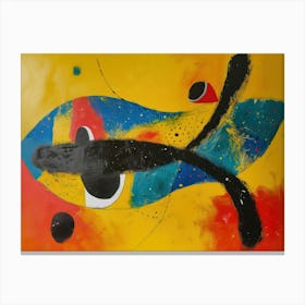 Contemporary Artwork Inspired By Joan Miro 2 Canvas Print