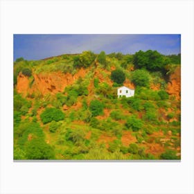 The House In The Hills Canvas Print