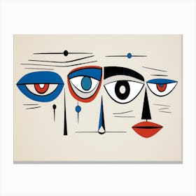 Three Eyes Canvas Print