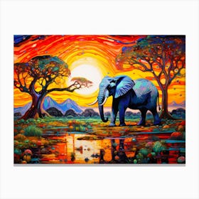 Iconic Africa Canvas Print