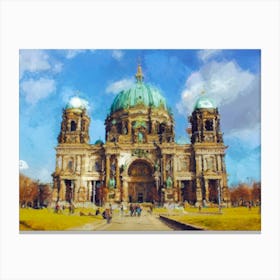 Berlin Cathedral Canvas Print