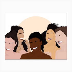 Group Of Women, Diversity print Canvas Print